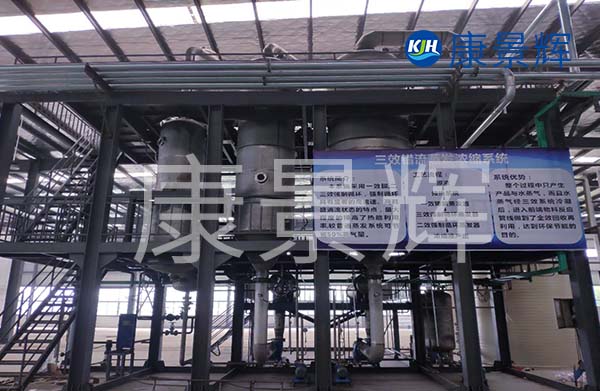 多效降膜蒸發(fā)器可以用來濃縮處理廢水，特別適合處理牛奶、淀粉、葡萄糖等食品廠廢水的加工處理中